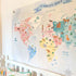 World Map Canvas Wall Poster
